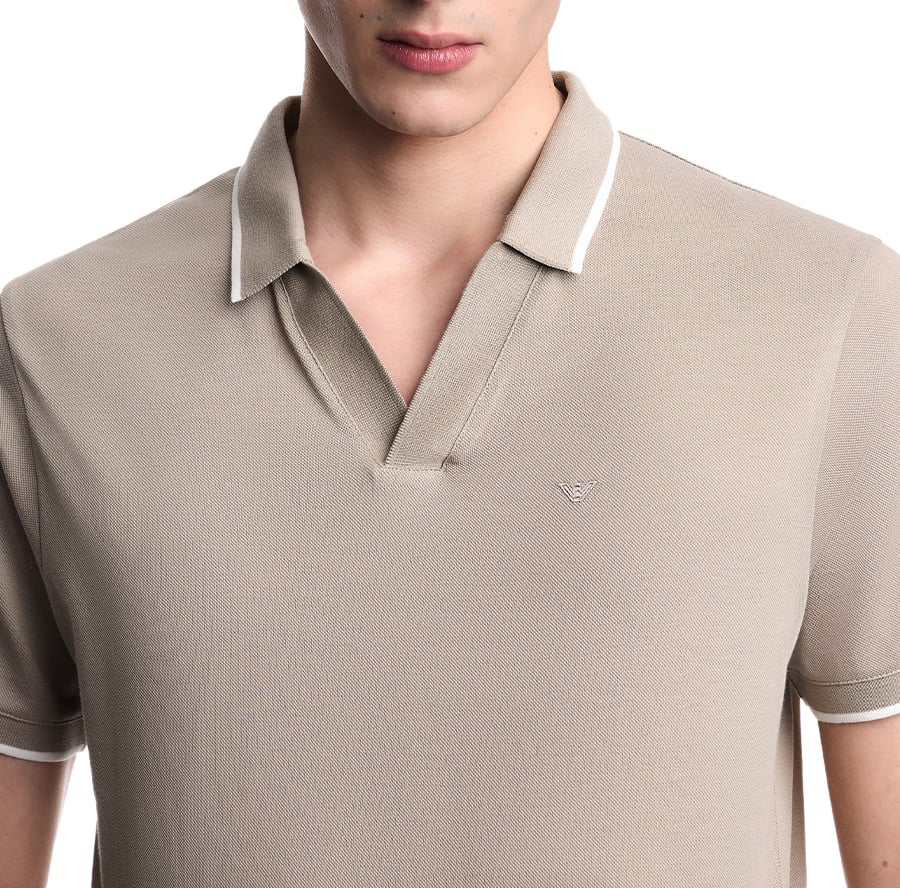 Emporio Armani Polos Brown Bruin