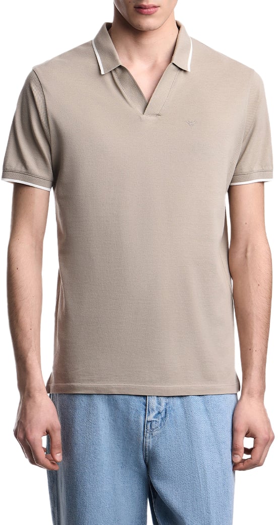 Emporio Armani Polos Brown Bruin