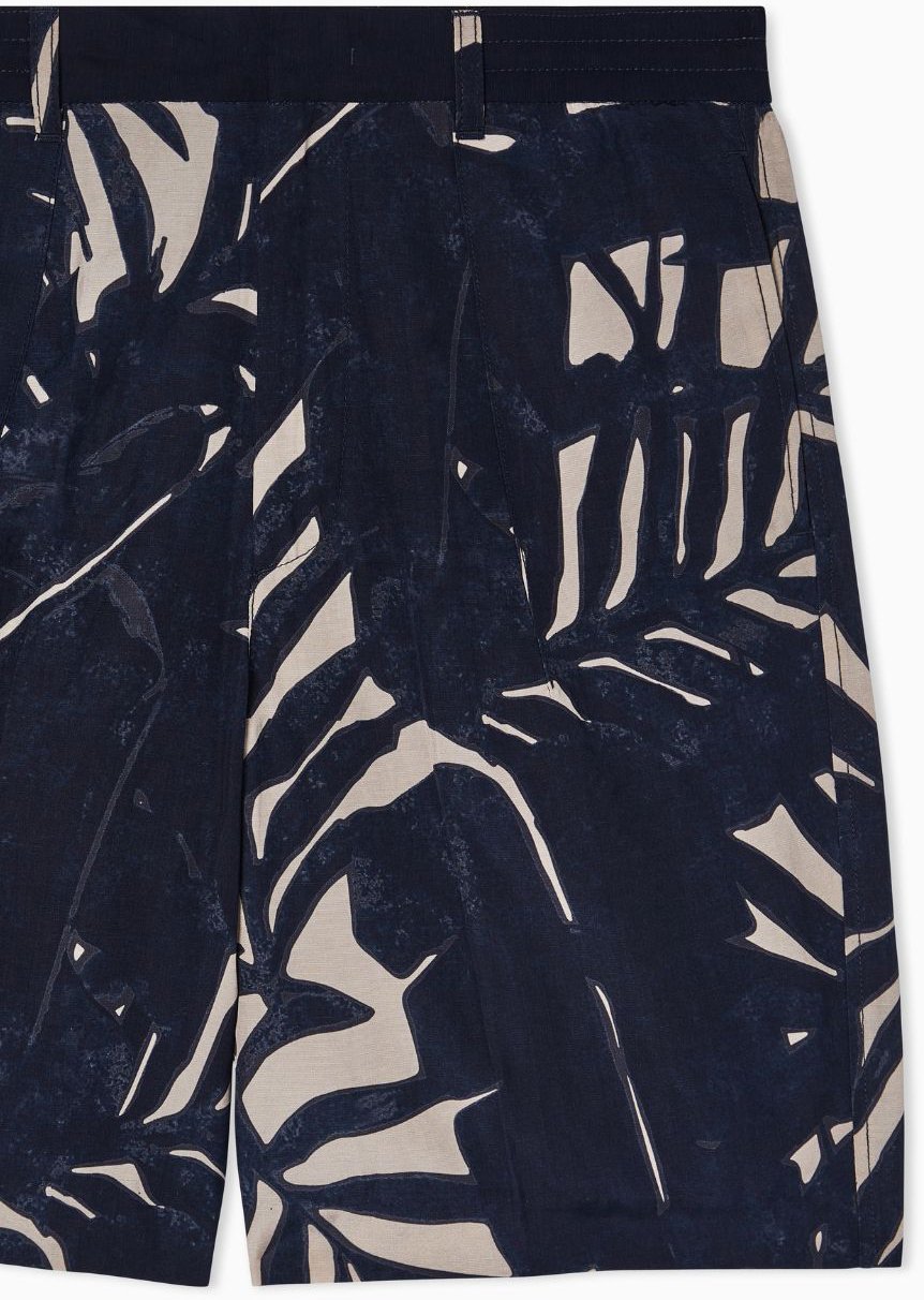 Emporio Armani Shorts Blue Navy