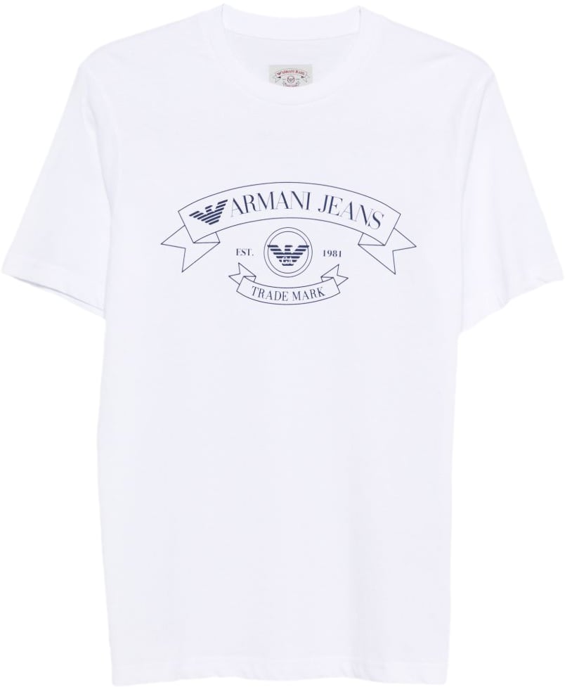 Emporio Armani T-Shirts And Polos White Wit