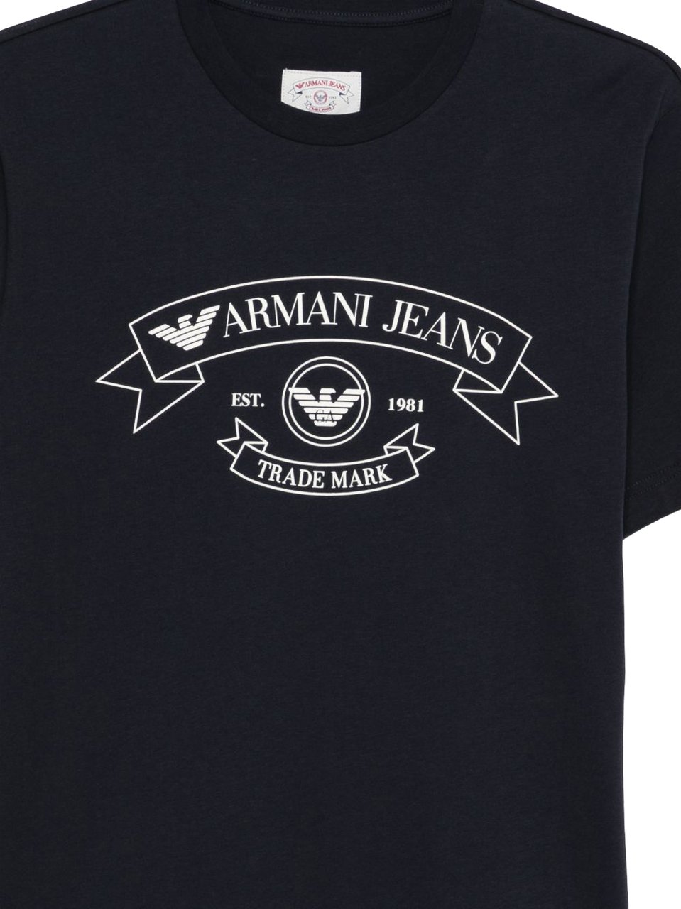 Emporio Armani T-Shirts And Polos Blue Blauw