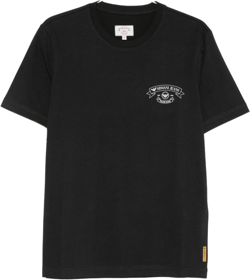 Emporio Armani T-Shirts And Polos Black Zwart