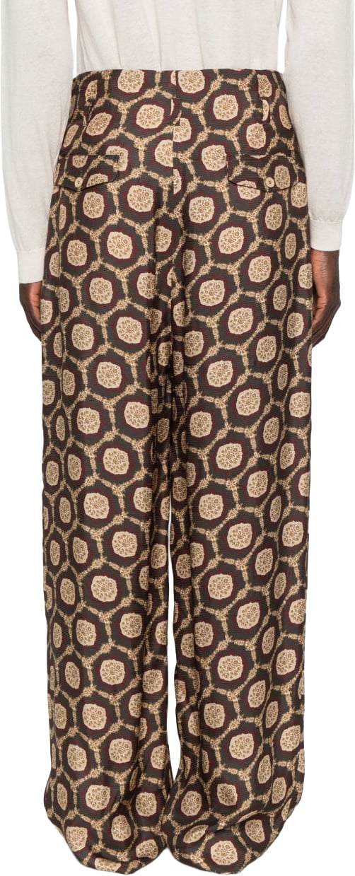 Emporio Armani Trousers Multicolor Bruin