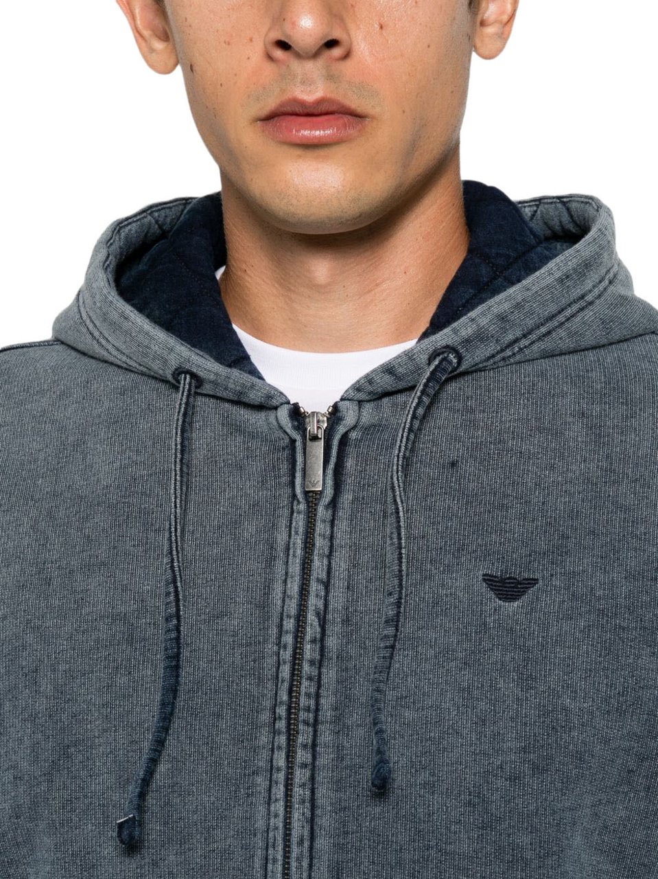 Emporio Armani Sweaters Navy Blauw