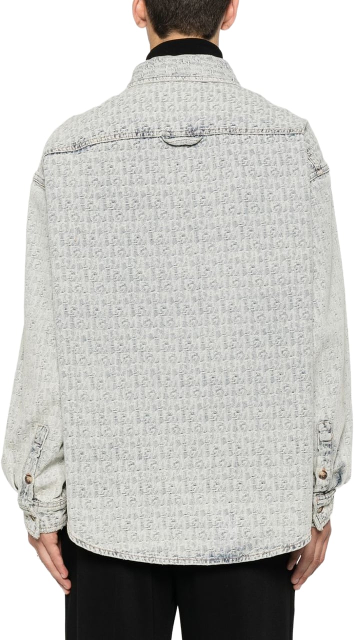 Emporio Armani Shirts Light Blue Lichtblauw