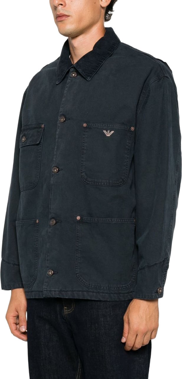 Emporio Armani Jackets Navy Navy