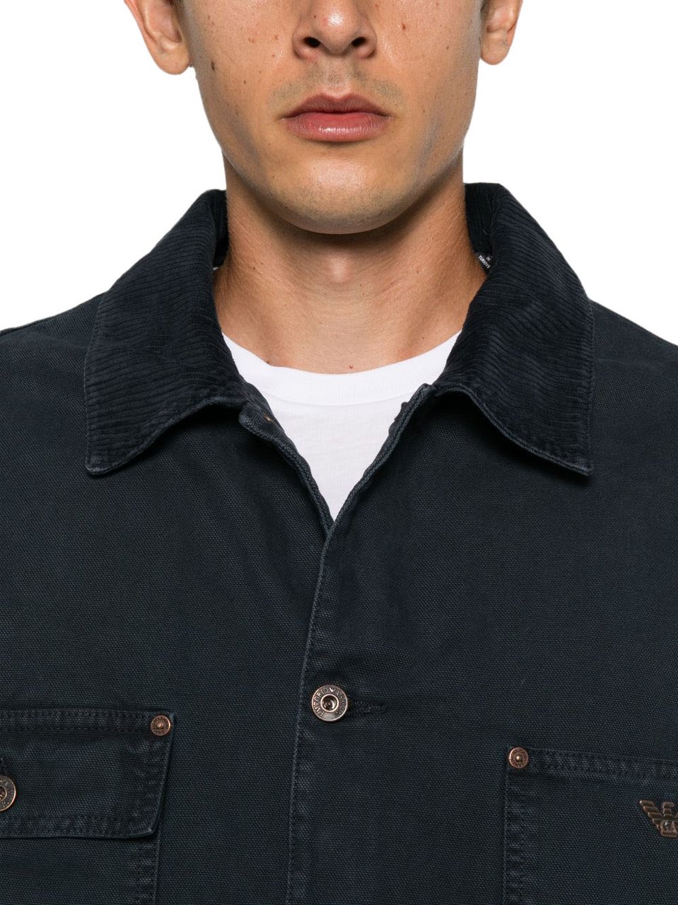 Emporio Armani Jackets Navy Navy