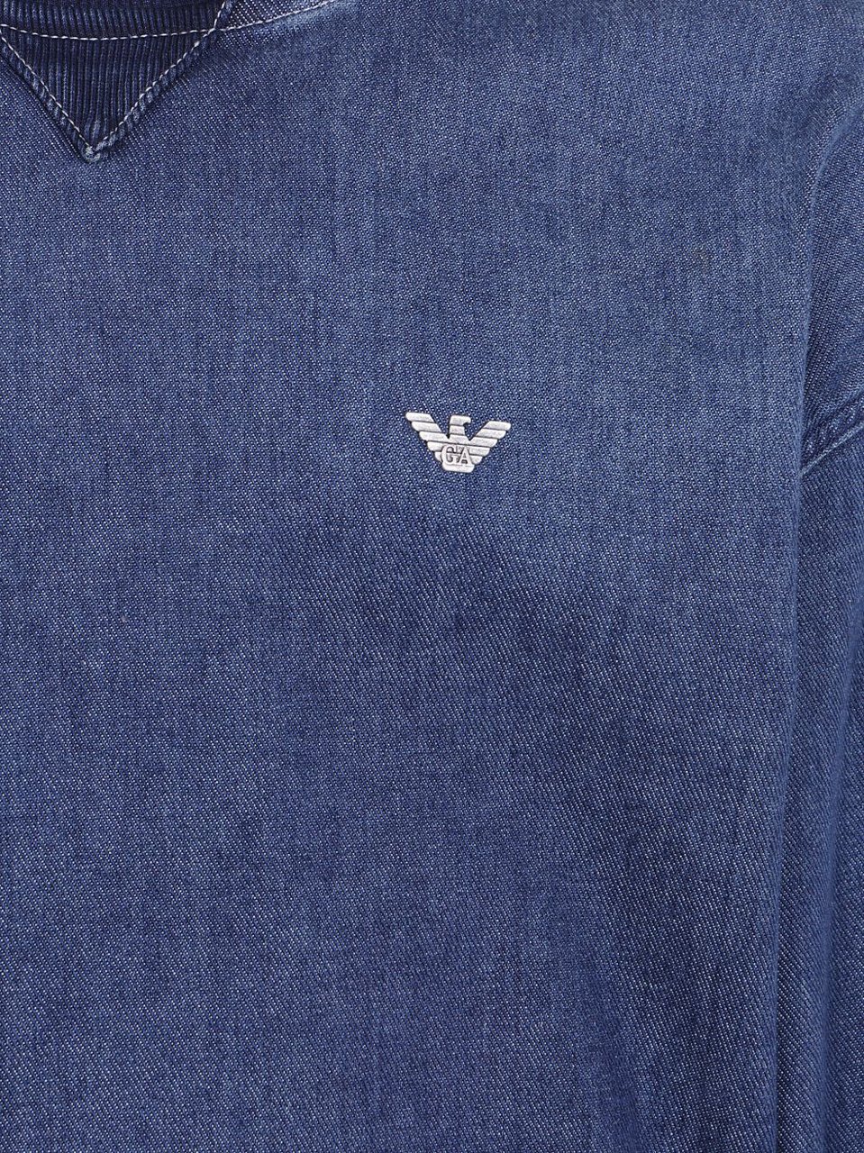 Emporio Armani Sweaters Navy Blauw