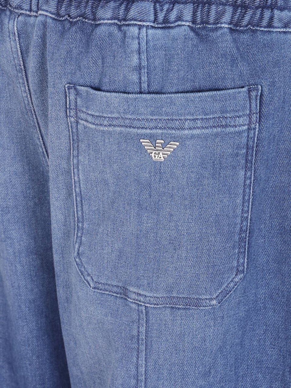 Emporio Armani Trousers Navy Blauw