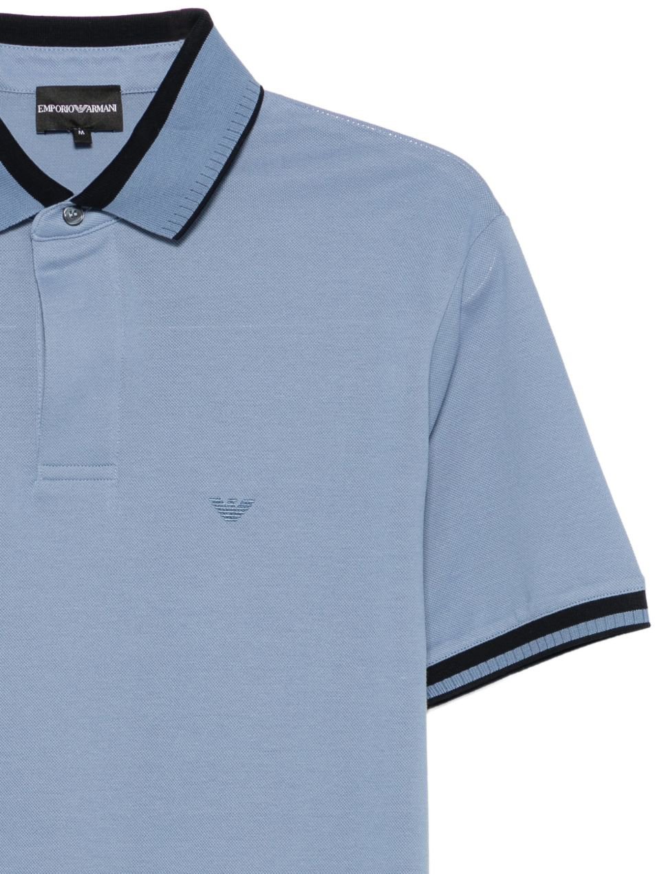 Emporio Armani T-Shirts And Polos Light Blue Lichtblauw