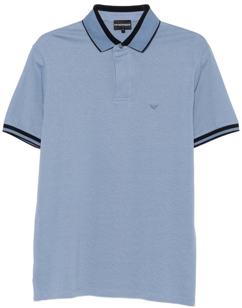 Emporio Armani T-Shirts And Polos Light Blue Lichtblauw