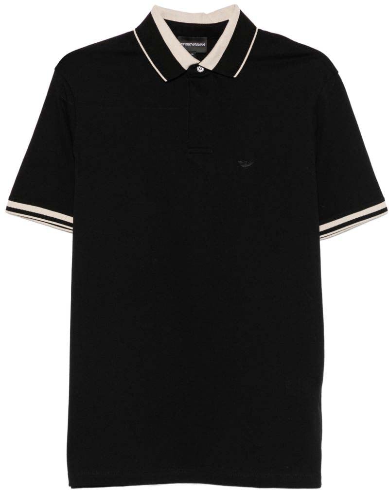 Emporio Armani T-Shirts And Polos Black Zwart