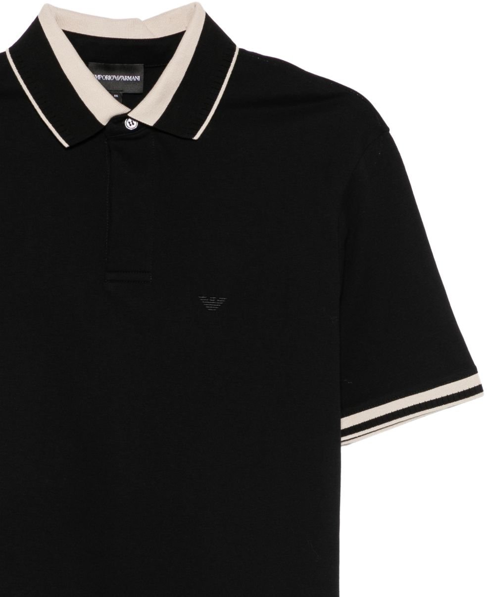 Emporio Armani T-Shirts And Polos Black Zwart
