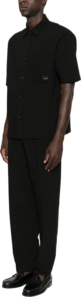 Emporio Armani Shirts Black Zwart