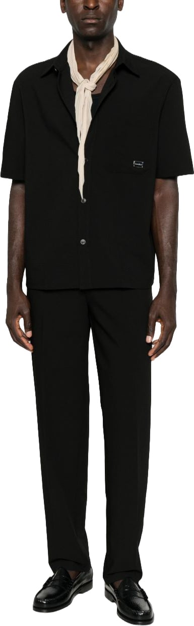 Emporio Armani Shirts Black Zwart