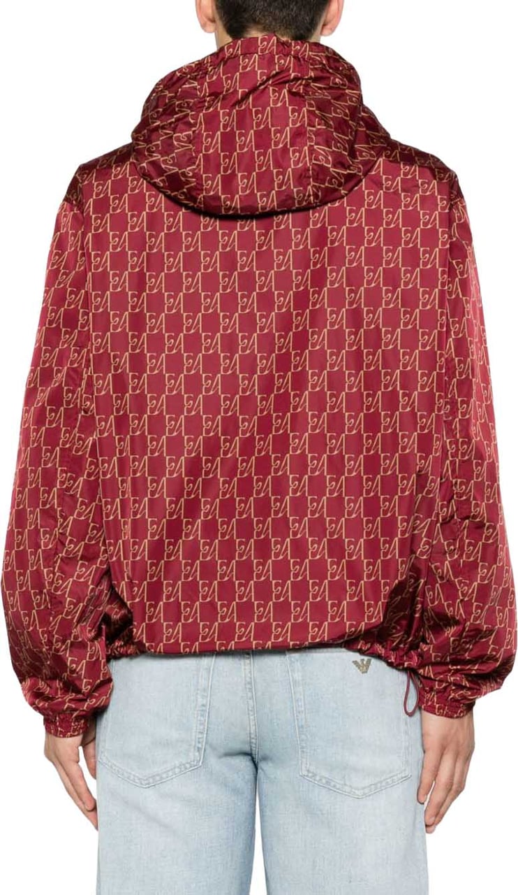 Emporio Armani Coats Bordeaux Maroon