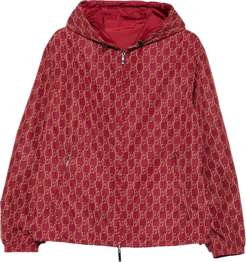 Emporio Armani Coats Bordeaux Maroon