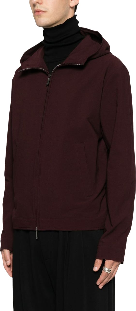 Emporio Armani Coats Bordeaux Maroon