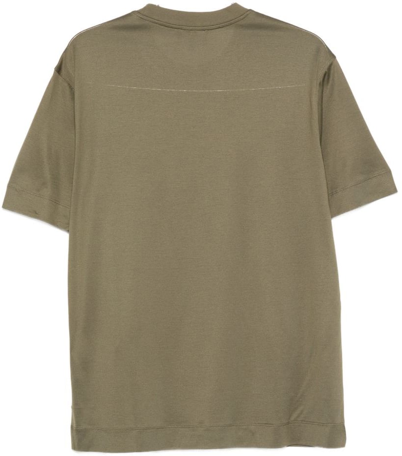 Emporio Armani T-Shirts And Polos Green Donkergroen