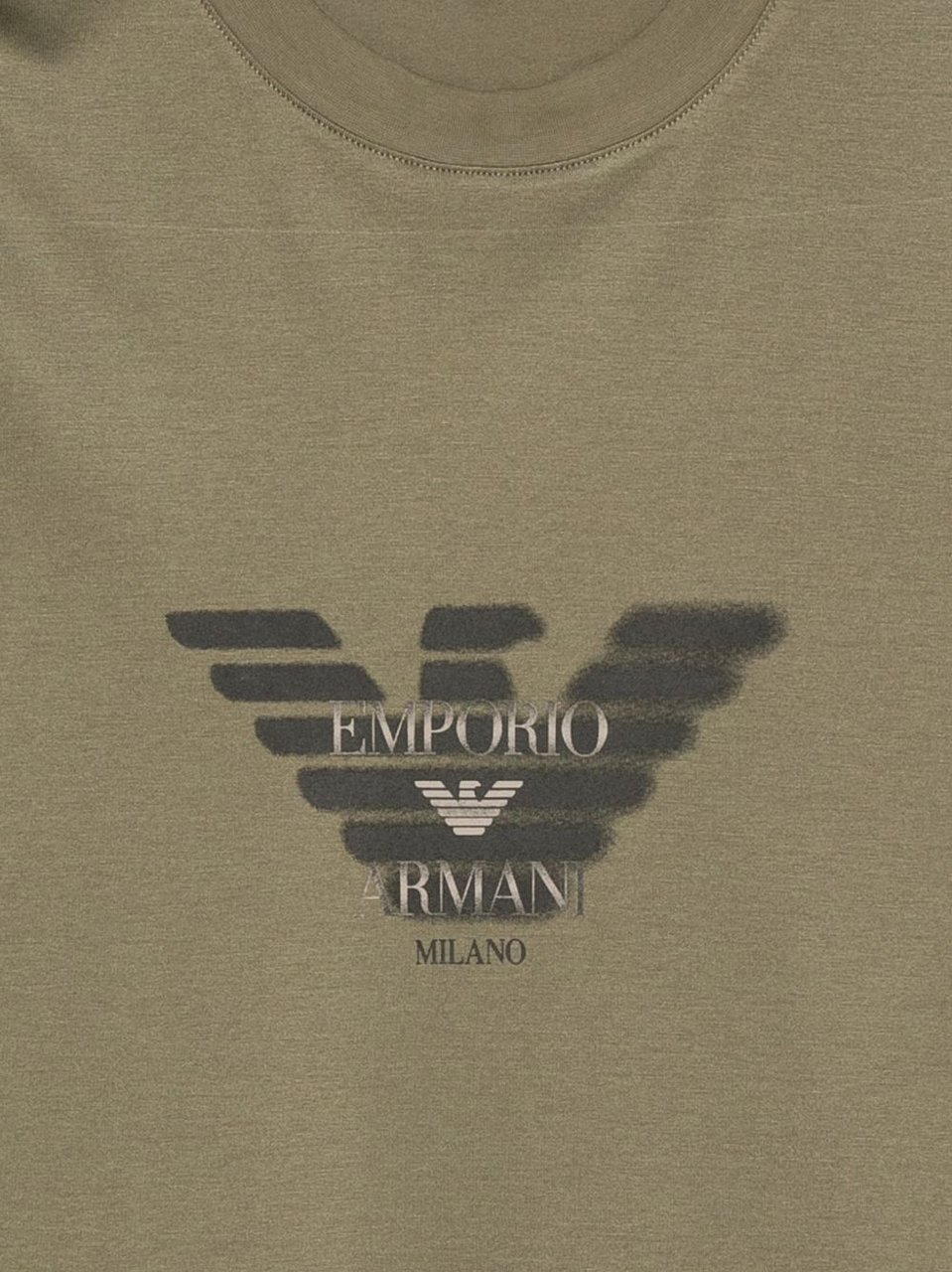 Emporio Armani T-Shirts And Polos Green Donkergroen