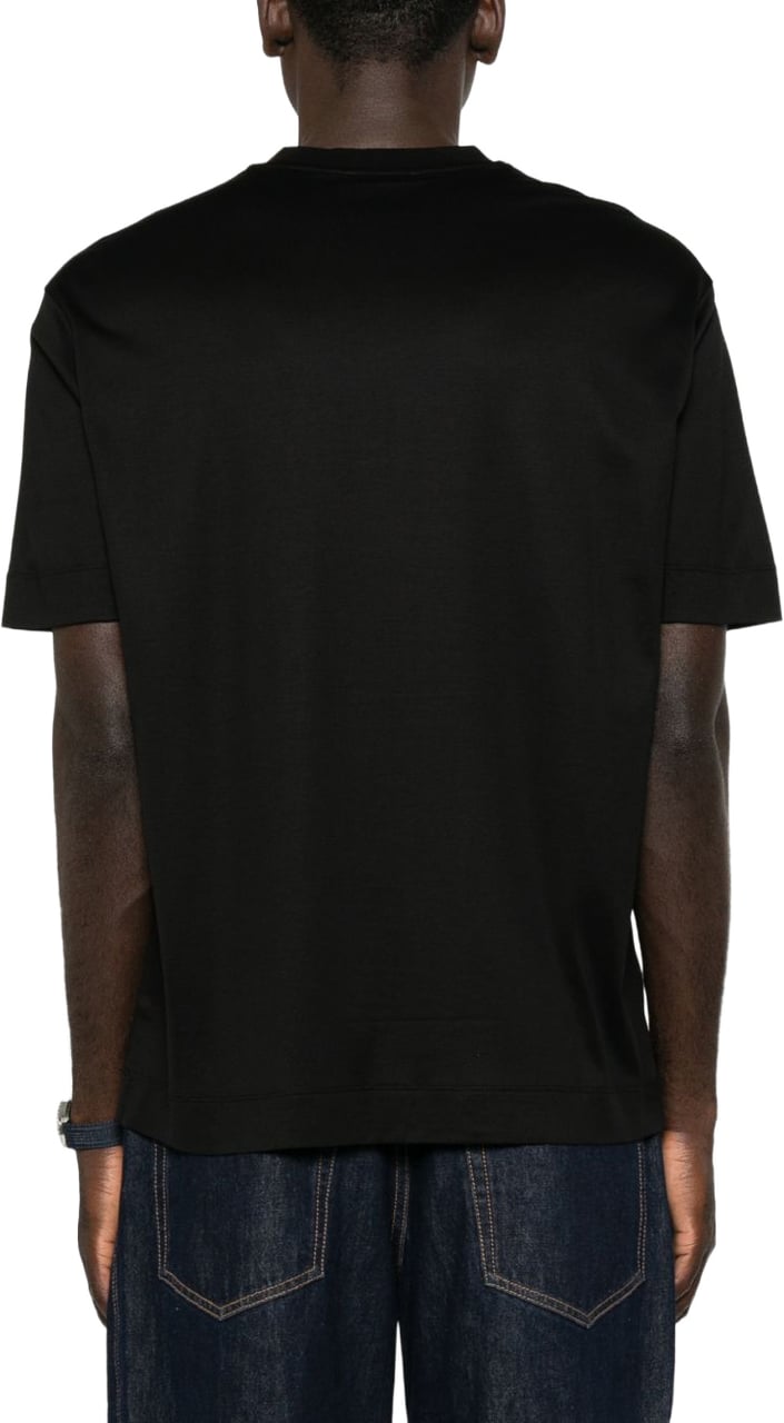 Emporio Armani T-Shirts And Polos Black Zwart