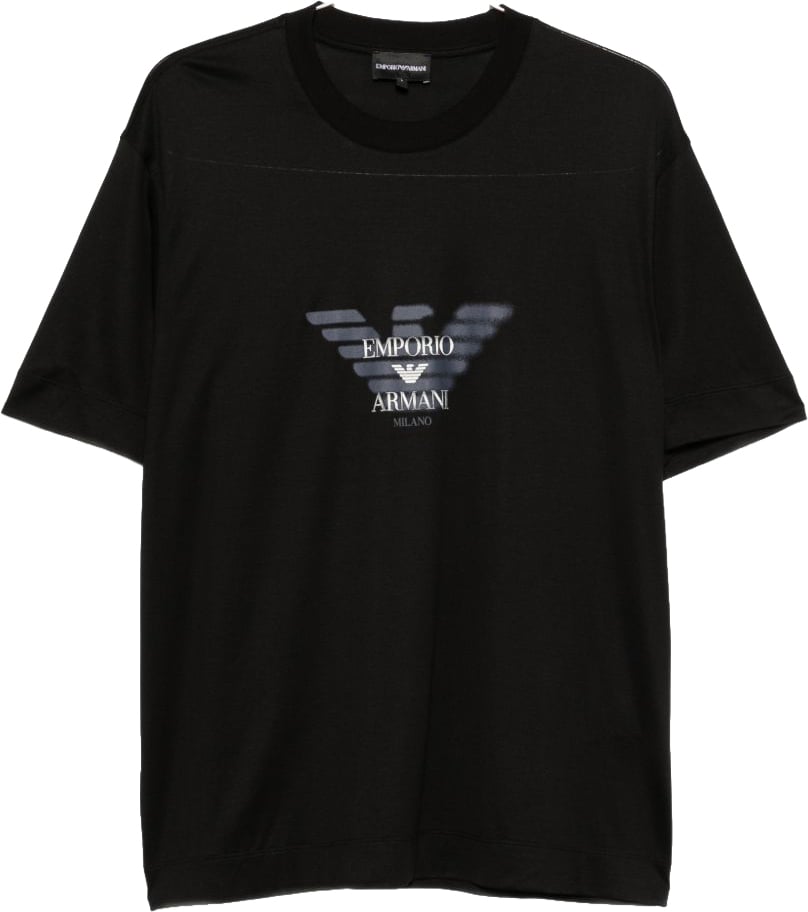 Emporio Armani T-Shirts And Polos Black Zwart