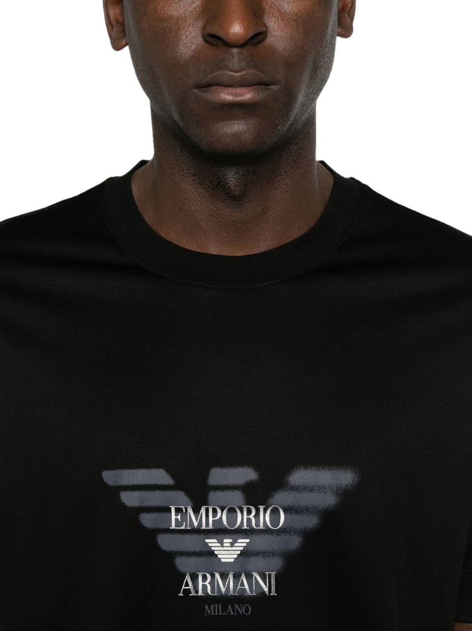 Emporio Armani T-Shirts And Polos Black Zwart