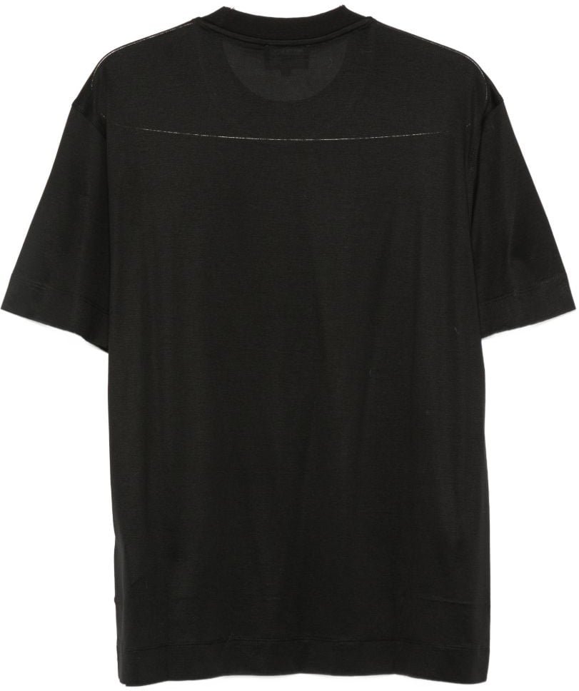 Emporio Armani T-Shirts And Polos Black Zwart