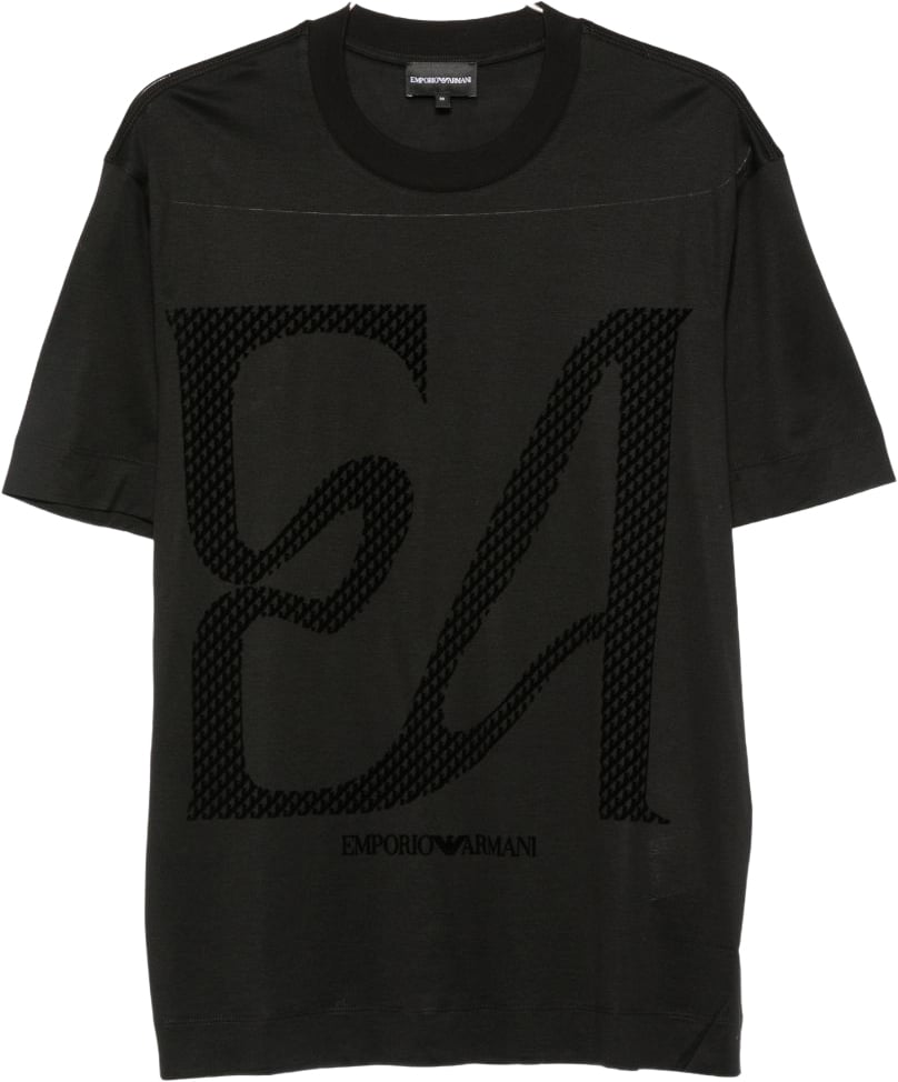 Emporio Armani T-Shirts And Polos Black Zwart