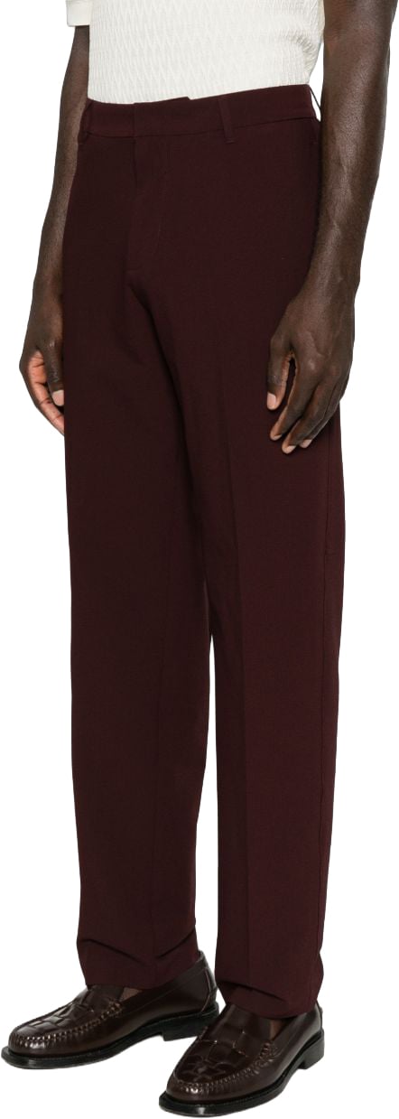 Emporio Armani Trousers Brown Maroon