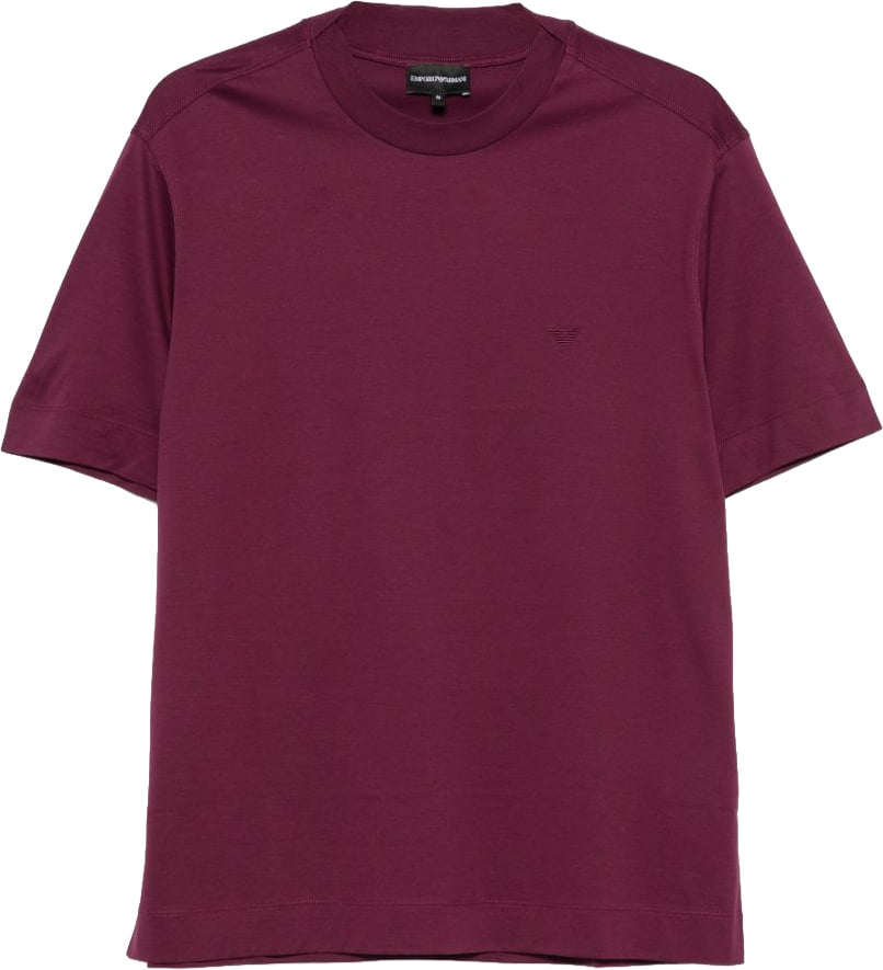 Emporio Armani T-Shirts And Polos Bordeaux Maroon