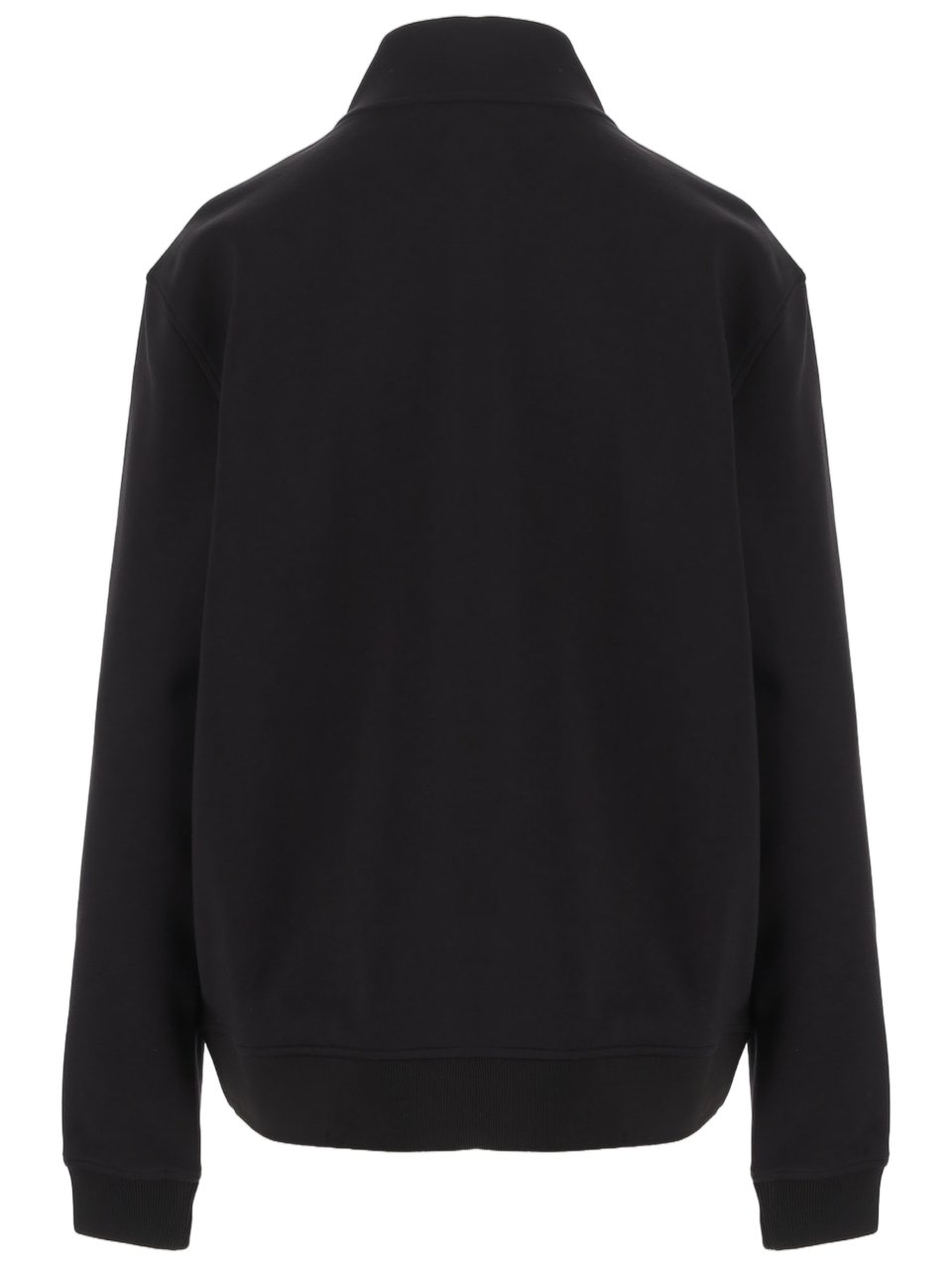 Emporio Armani Black Logo Modal Jersey Sweatshirt Zwart
