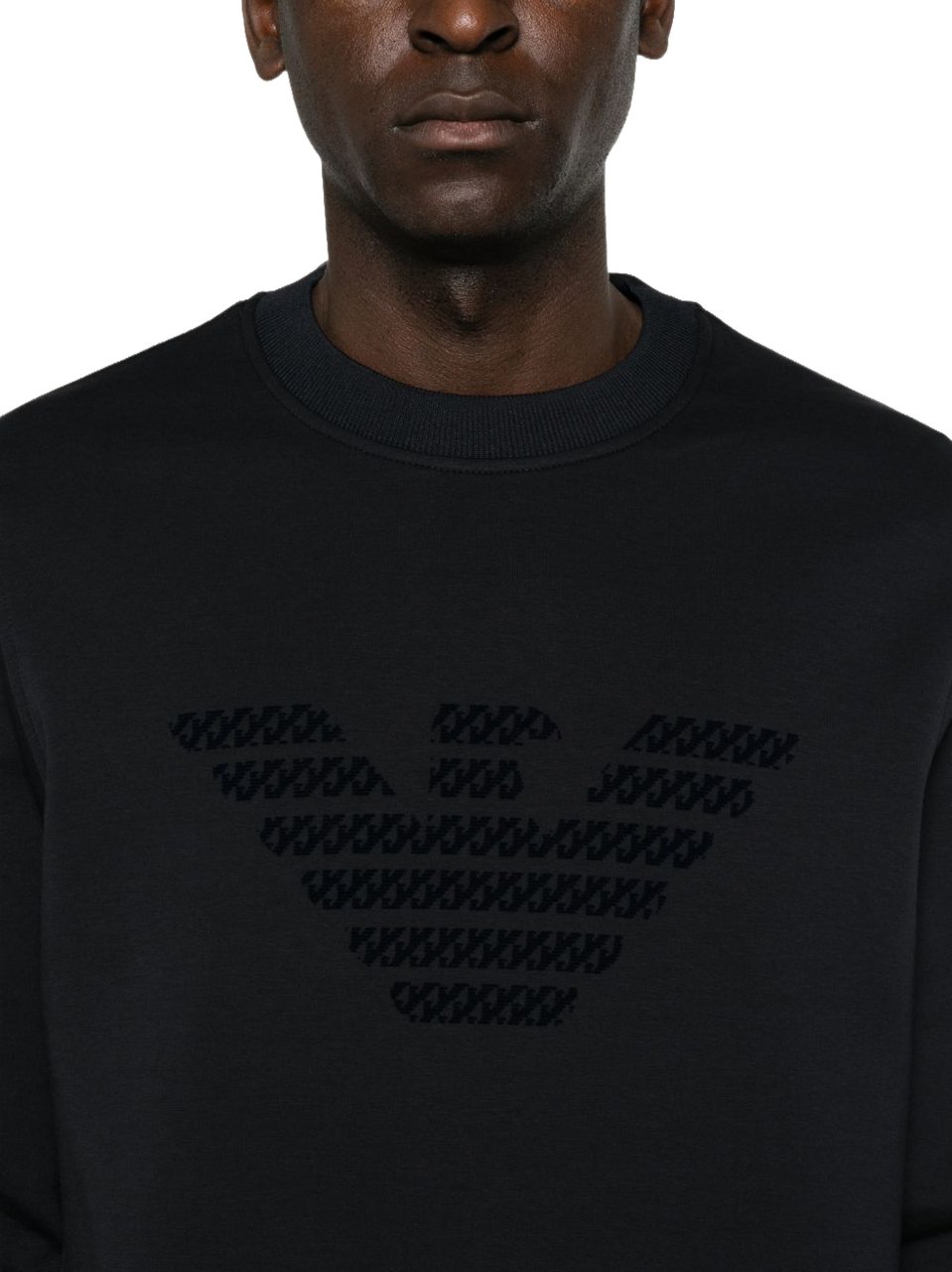 Emporio Armani Sweaters Black Zwart