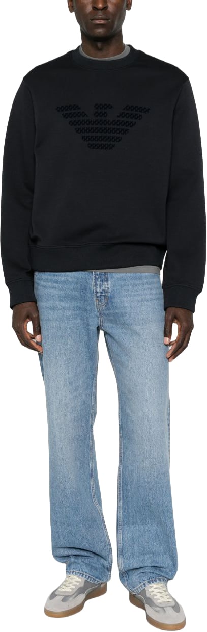 Emporio Armani Sweaters Black Zwart