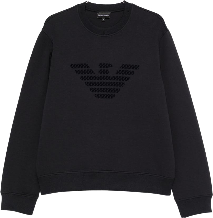 Emporio Armani Sweaters Black Zwart