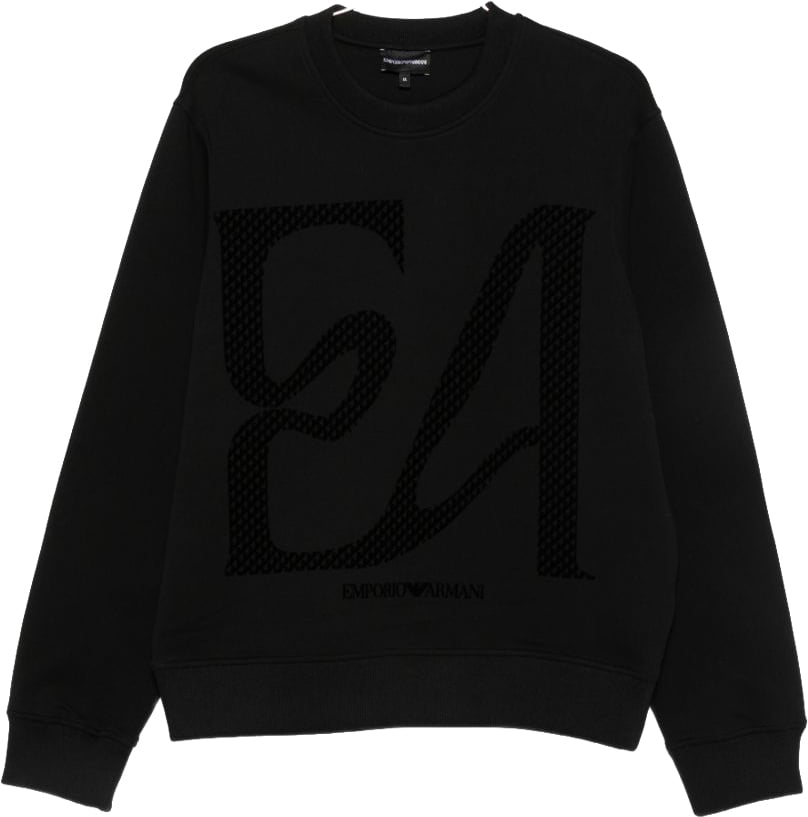 Emporio Armani Sweaters Navy Zwart