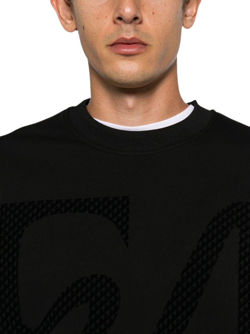 Emporio Armani Sweaters Navy Zwart