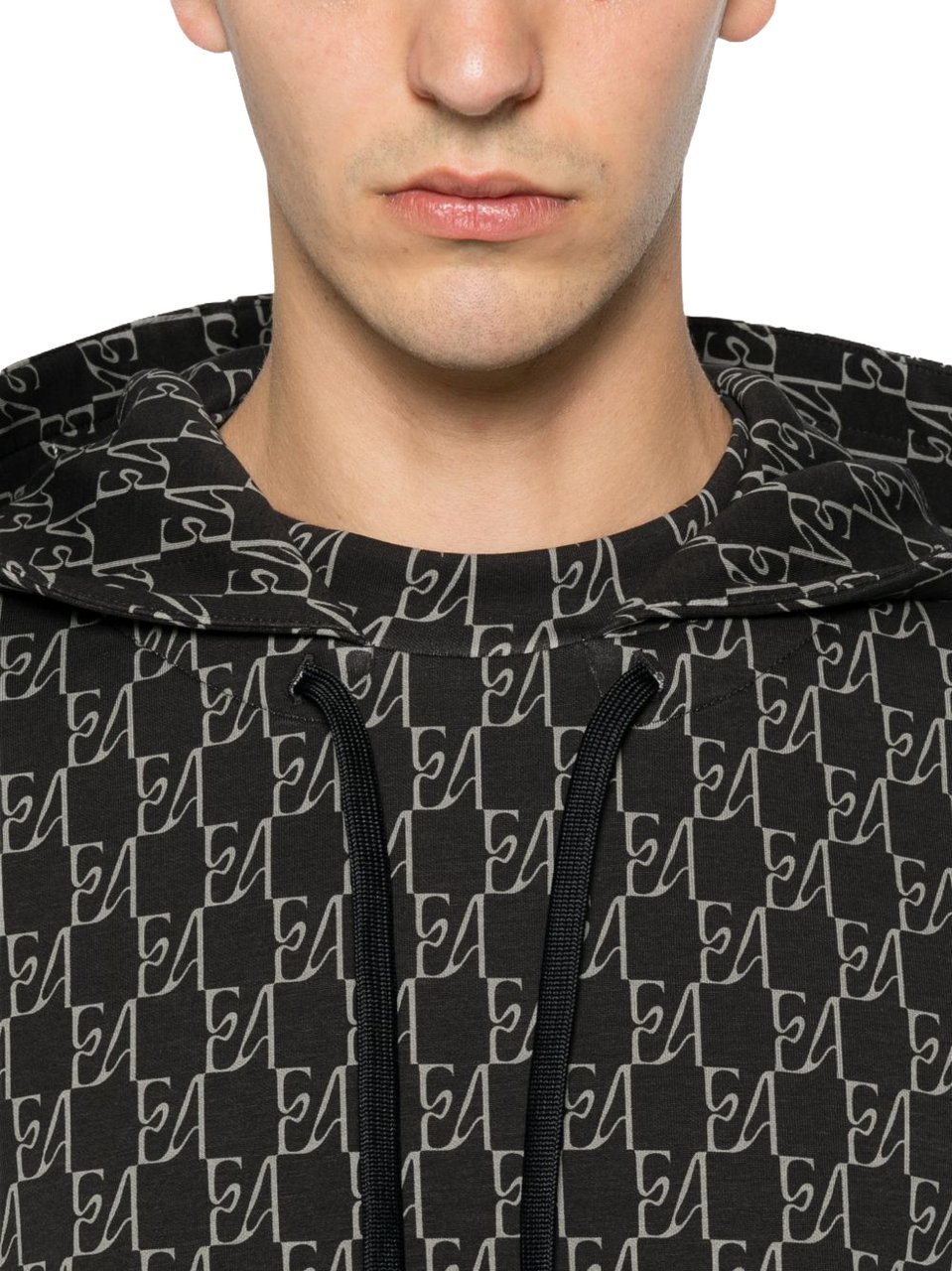 Emporio Armani Sweaters Navy Zwart