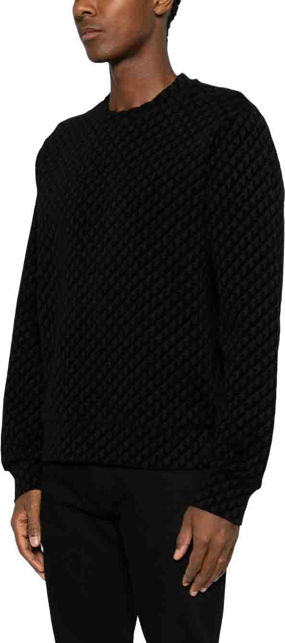 Emporio Armani Sweaters Black Zwart