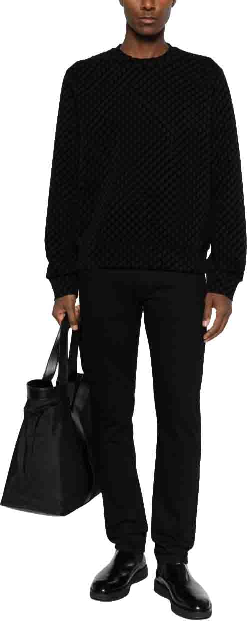 Emporio Armani Sweaters Black Zwart