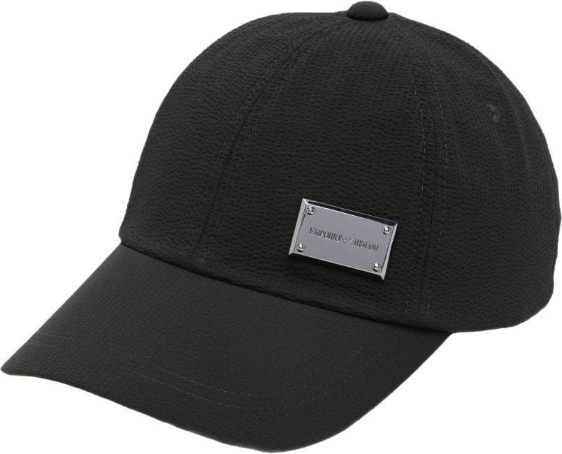 Emporio Armani Hats Black Zwart