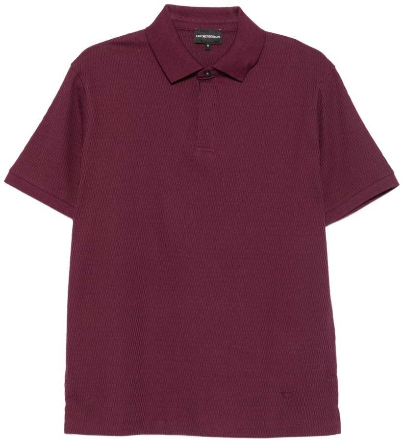 Emporio Armani T-Shirts And Polos Bordeaux Maroon