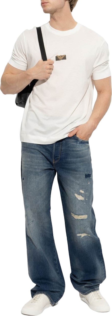 Emporio Armani T-Shirts And Polos White Wit