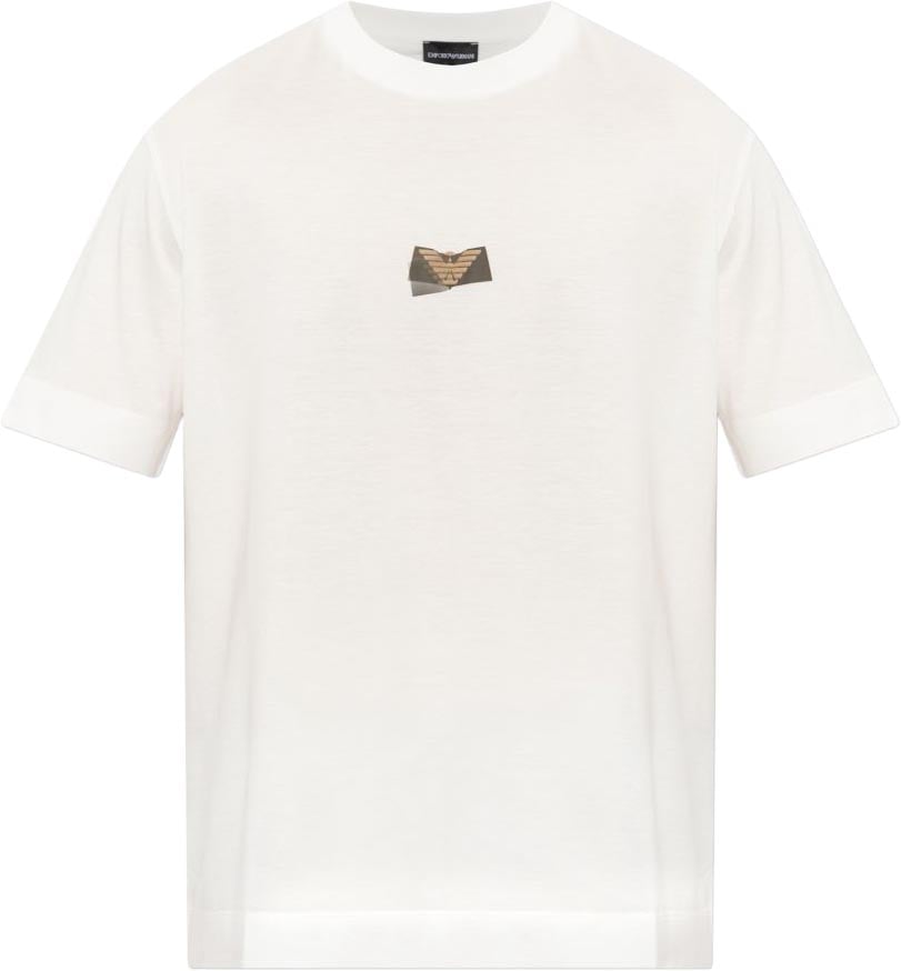 Emporio Armani T-Shirts And Polos White Wit