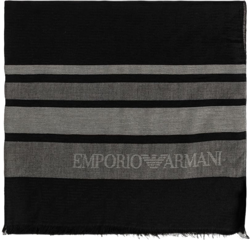 Emporio Armani Scarfs Zwart