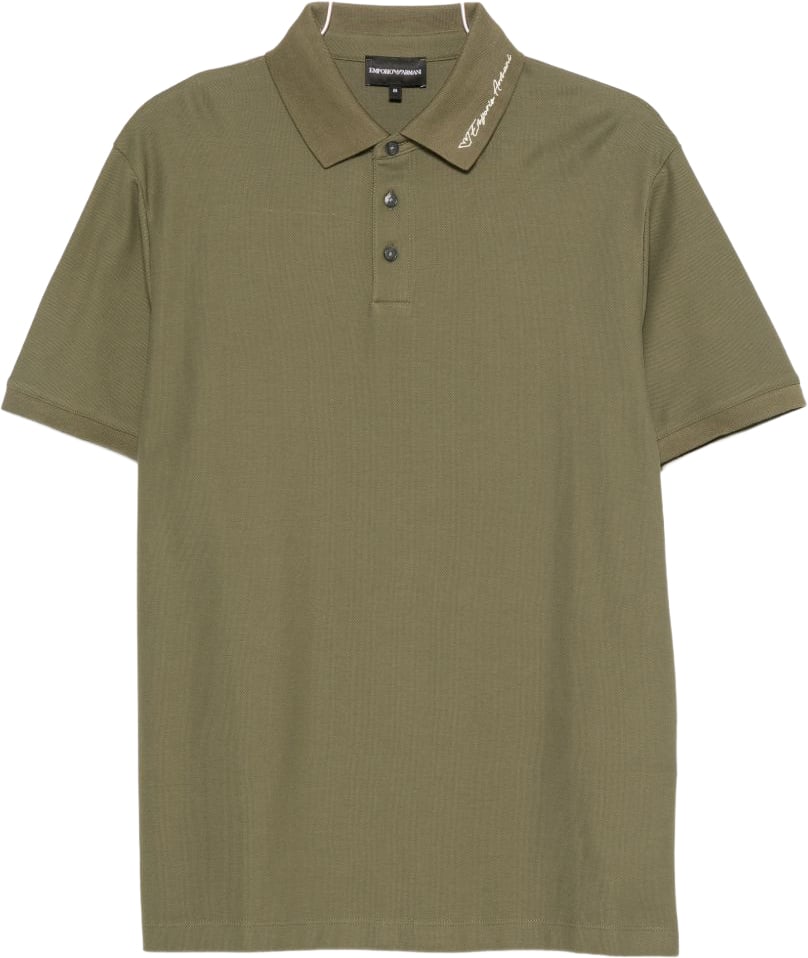 Emporio Armani T-Shirts And Polos Green Donkergroen
