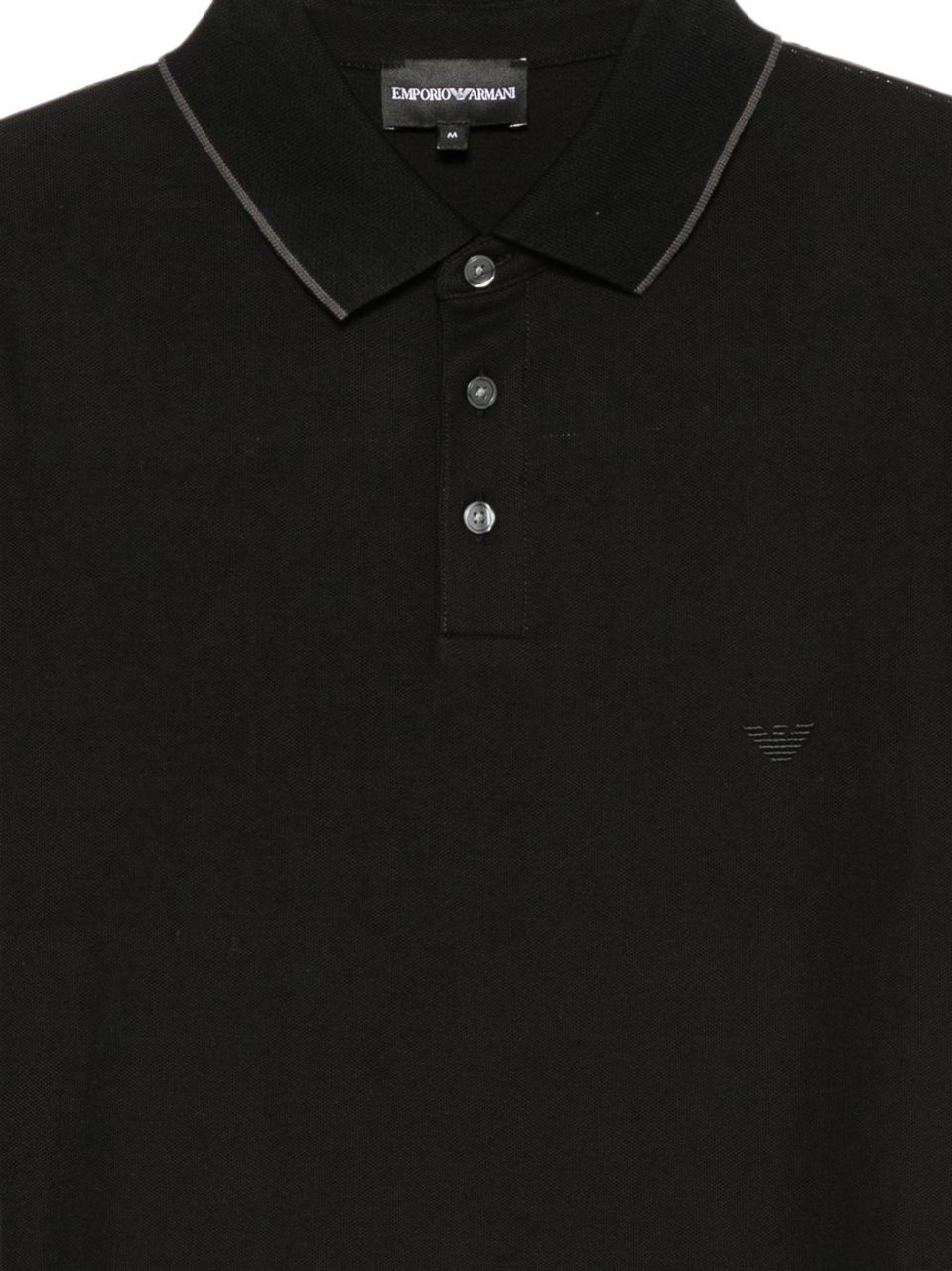 Emporio Armani T-Shirts And Polos Black Zwart