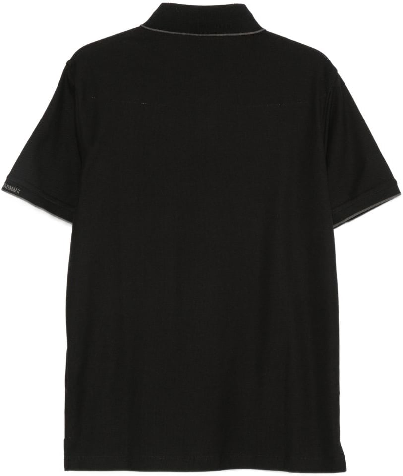 Emporio Armani T-Shirts And Polos Black Zwart