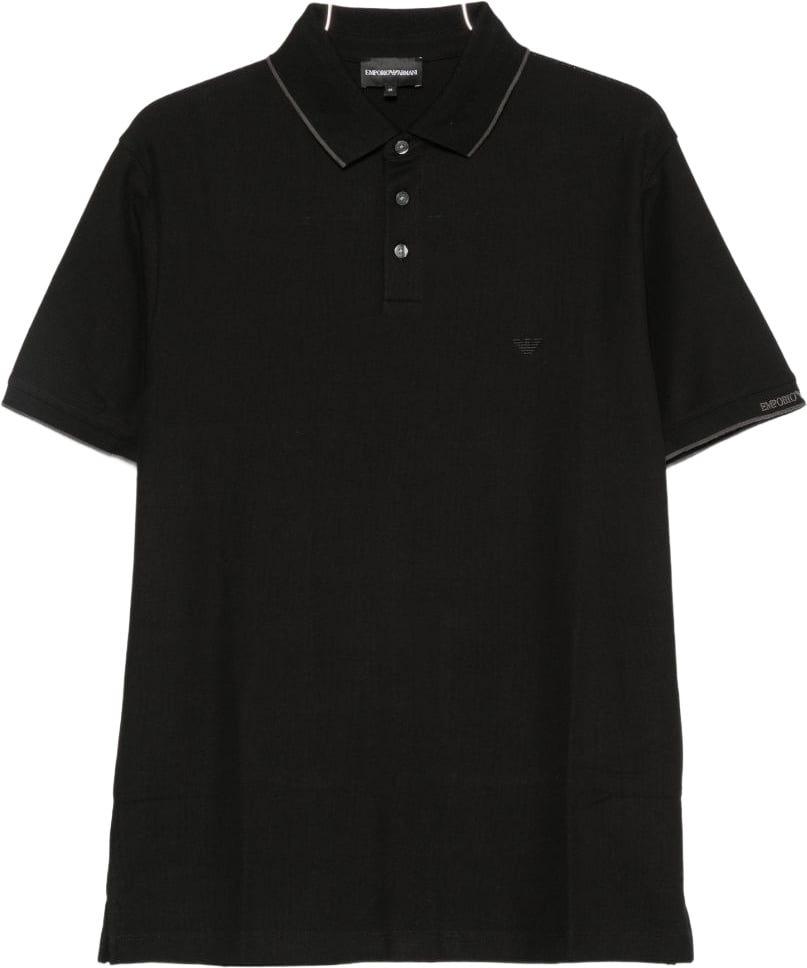 Emporio Armani T-Shirts And Polos Black Zwart