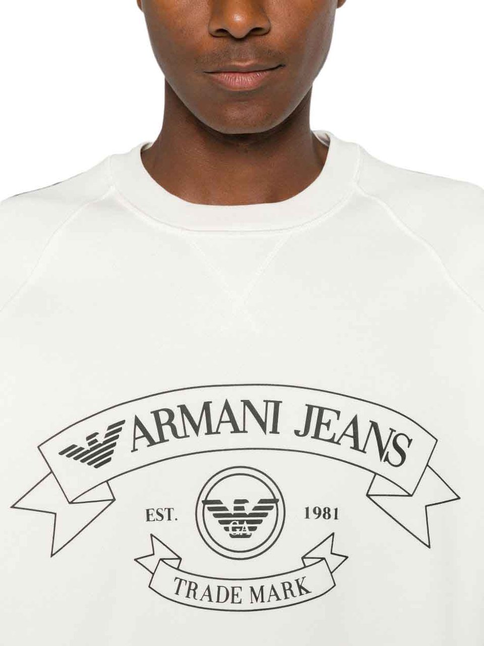 Emporio Armani Sweaters Ivory Wit